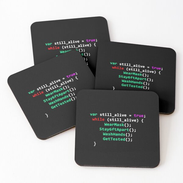 Item preview, Funny Works 2020 Pc Programmer Wear A Mask Stay Safe Computer Coder designed and sold by LKTankdesign.