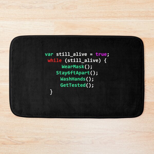 Item preview, Funny Works 2020 Pc Programmer Wear A Mask Stay Safe Computer Coder designed and sold by LKTankdesign.