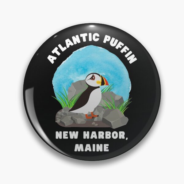 Item preview, Atlantic Puffin New Harbor Maine   designed and sold by KIINcreations.