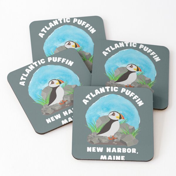 Item preview, Atlantic Puffin New Harbor Maine   designed and sold by KIINcreations.