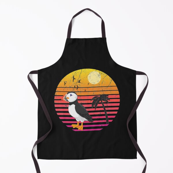 Item preview, Atlantic puffin retro vintage sunset gift designed and sold by KIINcreations.