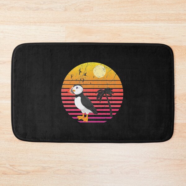 Item preview, Atlantic puffin retro vintage sunset gift     designed and sold by KIINcreations.