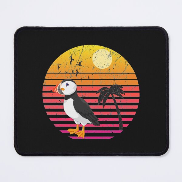 Item preview, Atlantic puffin retro vintage sunset gift     designed and sold by KIINcreations.