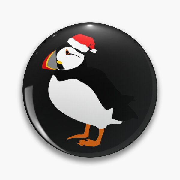Item preview, Farne Island Christmas Puffin in a Santa hat   designed and sold by KIINcreations.