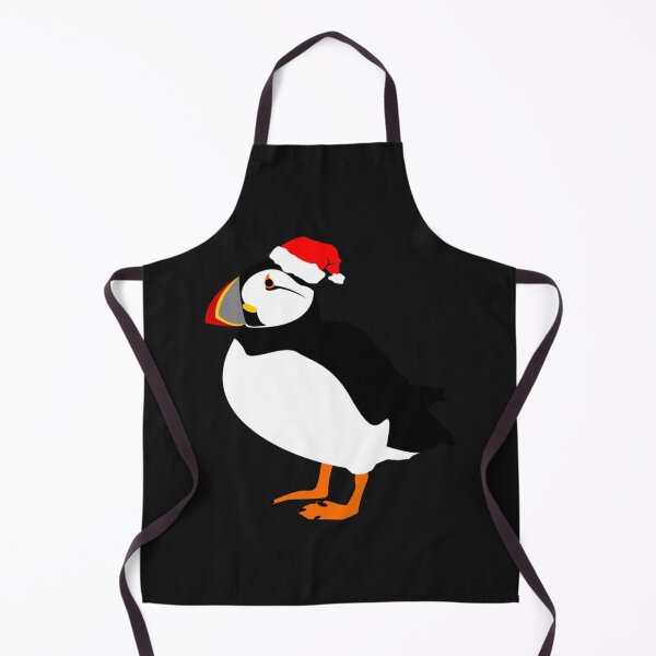Item preview, Farne Island Christmas Puffin in a Santa hat designed and sold by KIINcreations.
