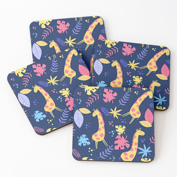 Item preview, Multicolor Giraffe Leaves  designed and sold by LeesePink.