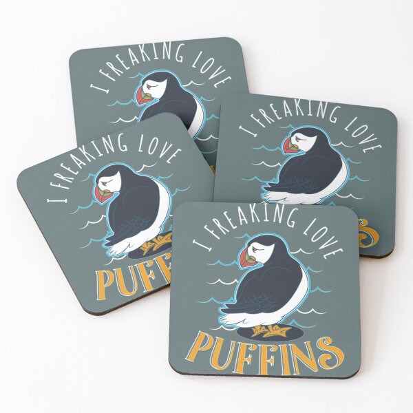 Item preview, I Freaking Love Puffins Bird   designed and sold by KIINcreations.