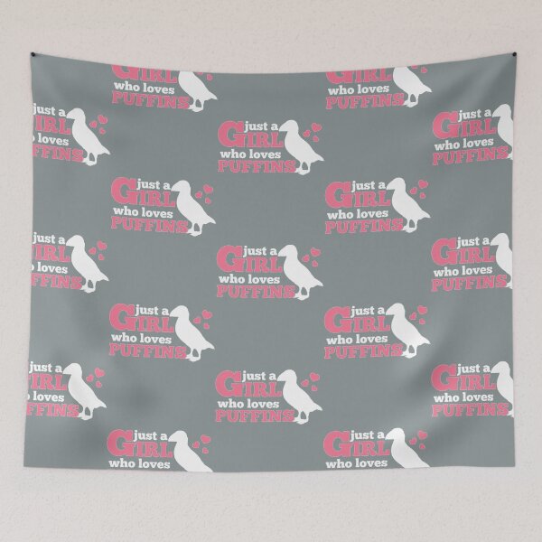 Item preview, Just Girl Loves Puffin Gift Premium  designed and sold by KIINcreations.