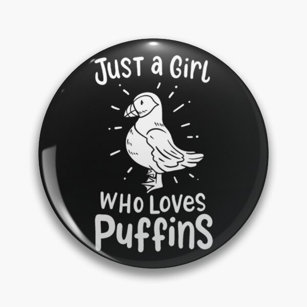 Item preview, Just Girl Who loves Puffin Bird Fitted V-Neck  designed and sold by KIINcreations.