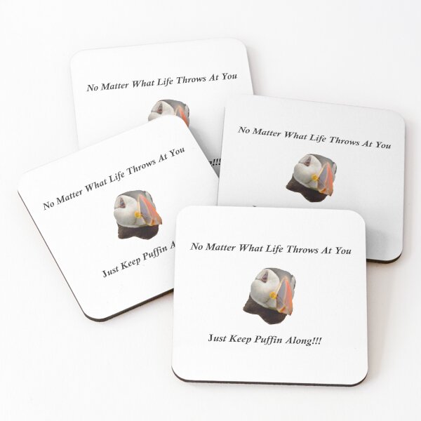 Item preview, Just Keep Puffin    designed and sold by KIINcreations.