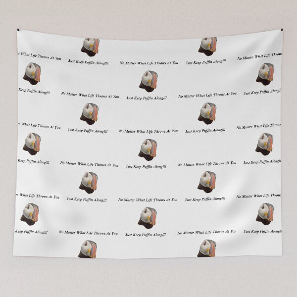 Item preview, Just Keep Puffin    designed and sold by KIINcreations.
