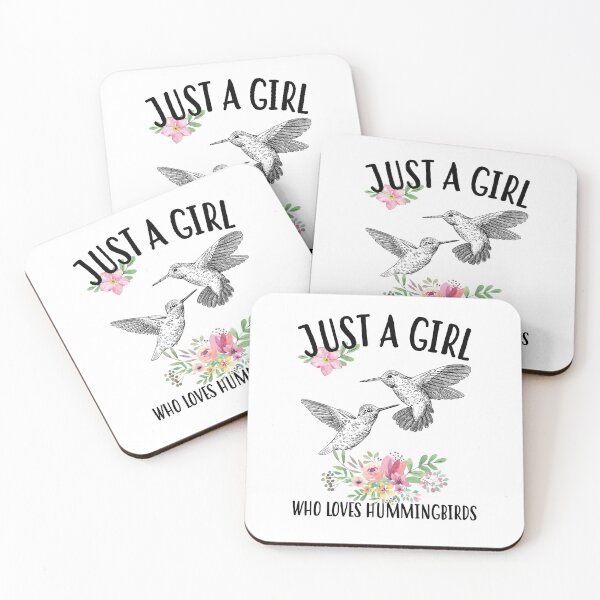 Item preview, Just a girl who loves hummingbirds designed and sold by LeesePink.
