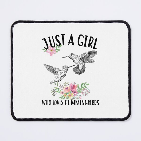 Item preview, Just a girl who loves hummingbirds designed and sold by LeesePink.