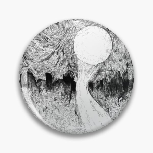 Item preview, Abstract moon cityscape (Black)  designed and sold by Huw Adamson.