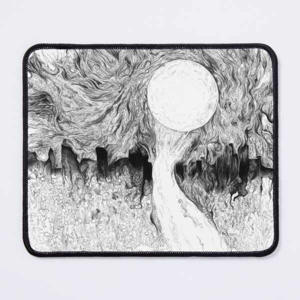 Item preview, Abstract moon cityscape (Black) designed and sold by Huw Adamson.