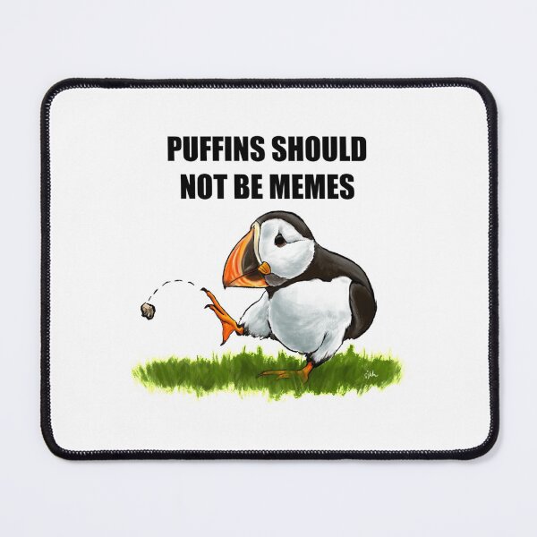Item preview, Unpopular Opinion Puffin Meme designed and sold by KIINcreations.