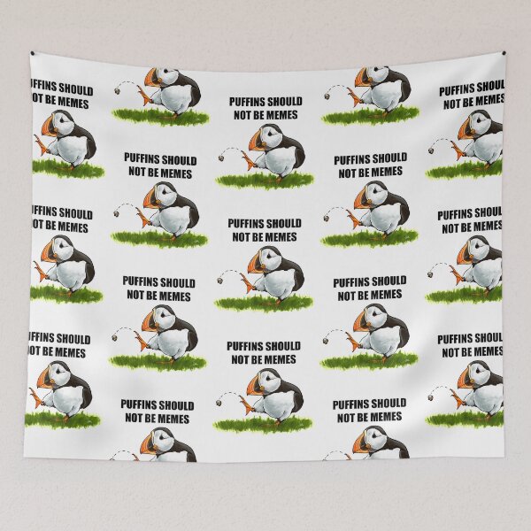 Item preview, Unpopular Opinion Puffin Meme   designed and sold by KIINcreations.