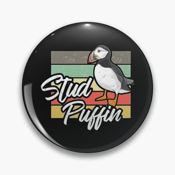Item preview, Vintage Water Stud Puffin Bird Fitted V-Neck  designed and sold by KIINcreations.