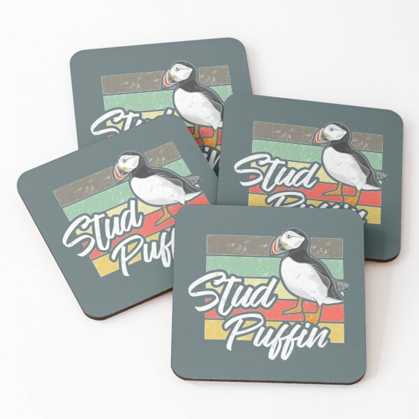 Item preview, Vintage Water Stud Puffin Bird Fitted V-Neck  designed and sold by KIINcreations.