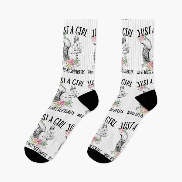 Item preview, Just a girl who loves squirrels designed and sold by LeesePink.