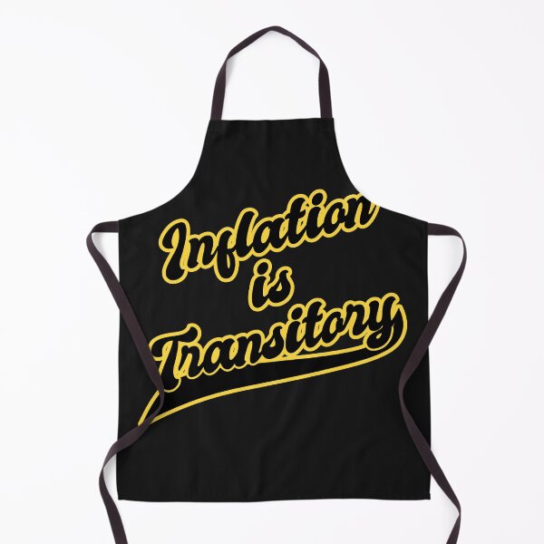 Item preview, Inflation Is Transitory - Economics Sports Text Big, Yellow Black designed and sold by Chubuter.