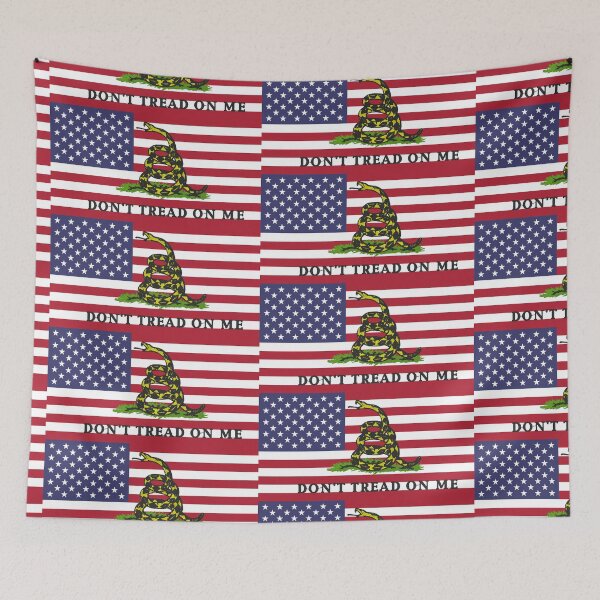 Item preview, Don't Tread On Me - United States of America Flag designed and sold by RENAGADE4LYF.