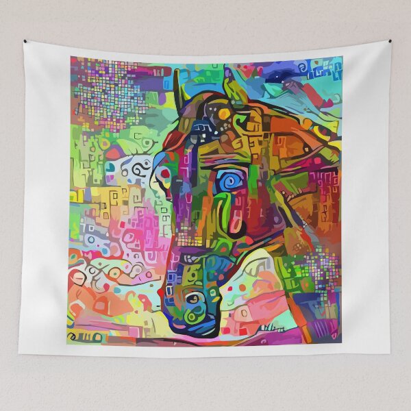 Item preview, Modern Impressionist Art Horse Stallion designed and sold by WizardsWorld.