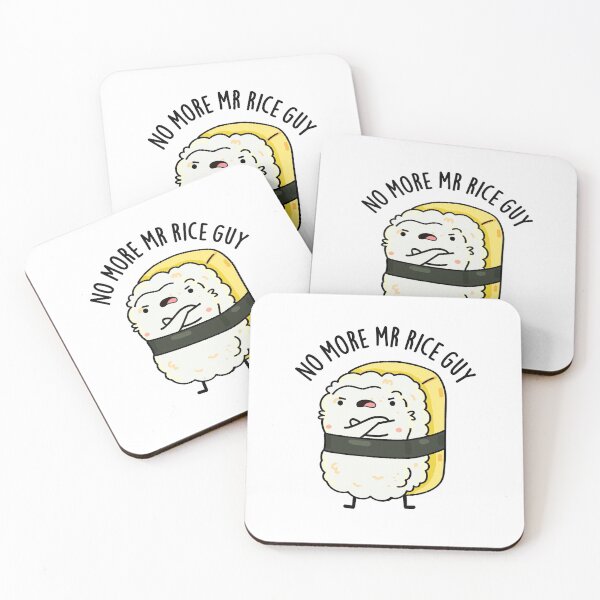 Item preview, No More Mr Rice Guy Funny Sushi Puns  designed and sold by punnybone.