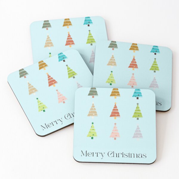 Item preview, Colorful Festive Xmas Trees designed and sold by ElPatron258366.
