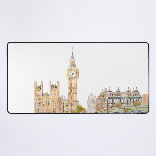 Item preview, hand painted Big Ben and Westminster palace watercolor  designed and sold by SelenePaintings .