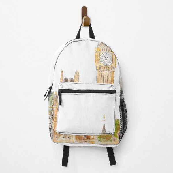 Item preview, hand painted Big Ben and Westminster palace watercolor  designed and sold by SelenePaintings .