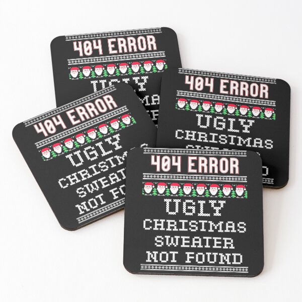 Item preview, Funny Works 404 Error Ugly Christmas Sweater Not Found Humorous Holiday designed and sold by CHTankdesign.