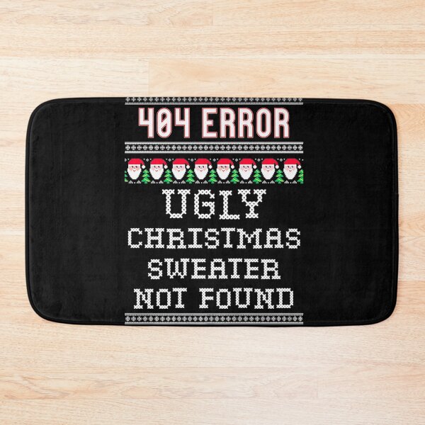 Item preview, Funny Works 404 Error Ugly Christmas Sweater Not Found Humorous Holiday designed and sold by CHTankdesign.