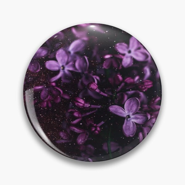 Item preview, Glittering Midnight Purple Flowers  designed and sold by Simi2020.