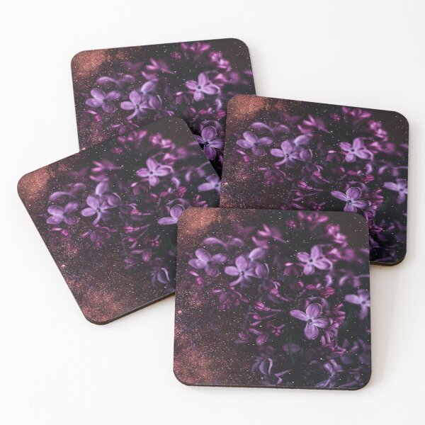 Item preview, Glittering Midnight Purple Flowers  designed and sold by Simi2020.