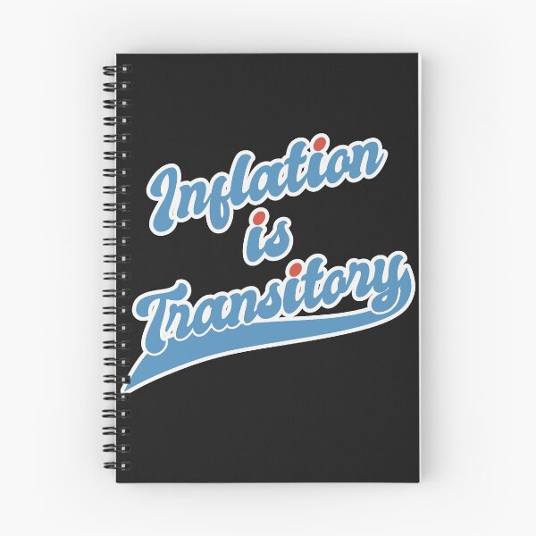 Item preview, Inflation Is Transitory - Economics Sports Text Big, Red Blue and White designed and sold by Chubuter.