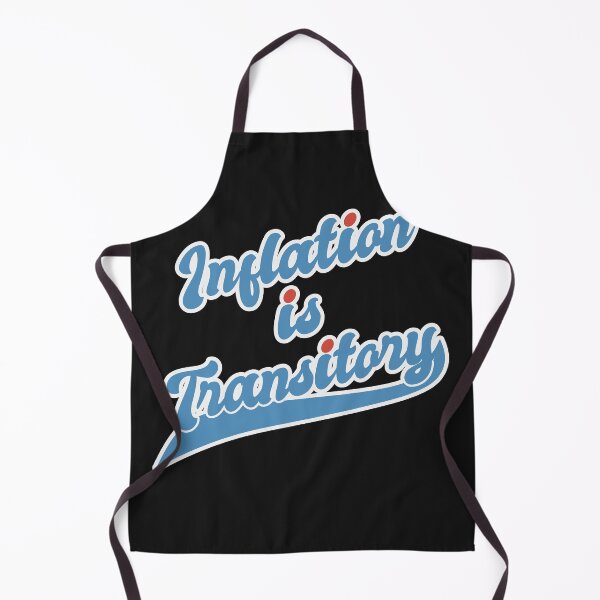 Item preview, Inflation Is Transitory - Economics Sports Text Big, Red Blue and White designed and sold by Chubuter.