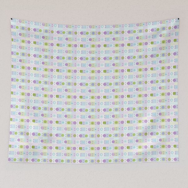 Item preview, Retro Flower Plaid designed and sold by PlaneNsimple.