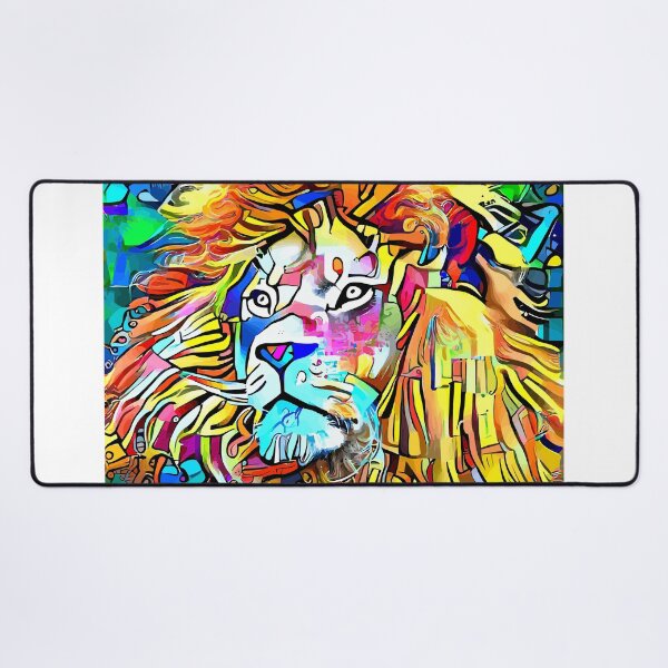 Item preview, The King Lion Jungle Modern Impressionist Art designed and sold by WizardsWorld.