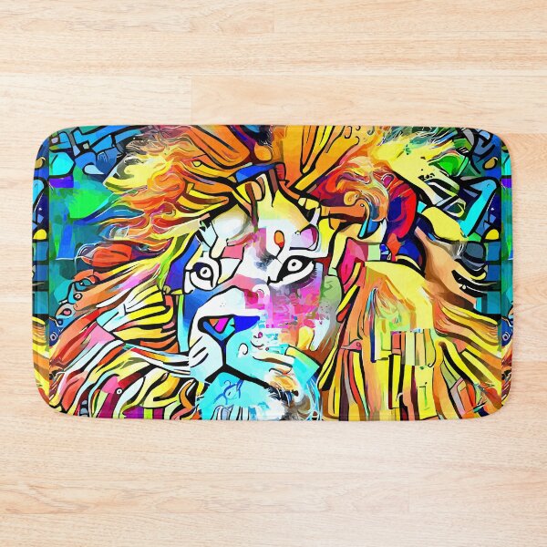 Item preview, The King Lion Jungle Modern Impressionist Art designed and sold by WizardsWorld.