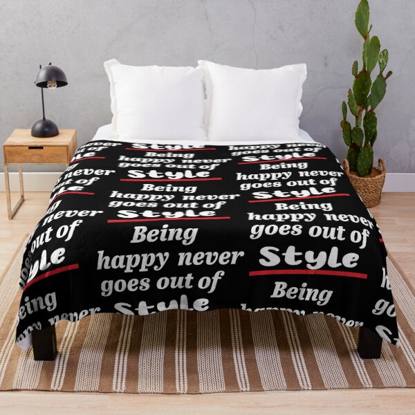 Item preview, Being happy never goes out of style - New Year's Eve and every day positive quotes designed and sold by Rsagur12.