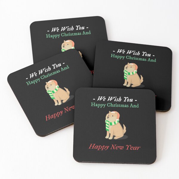 Item preview, We Wish You Happy Christmas And Happy New Year - Third Cute Christmas Doge | Merry Christmas designed and sold by Polariszero.