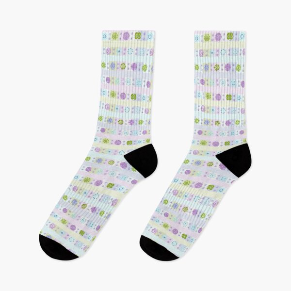 Item preview, Retro Flower Stripes designed and sold by PlaneNsimple.