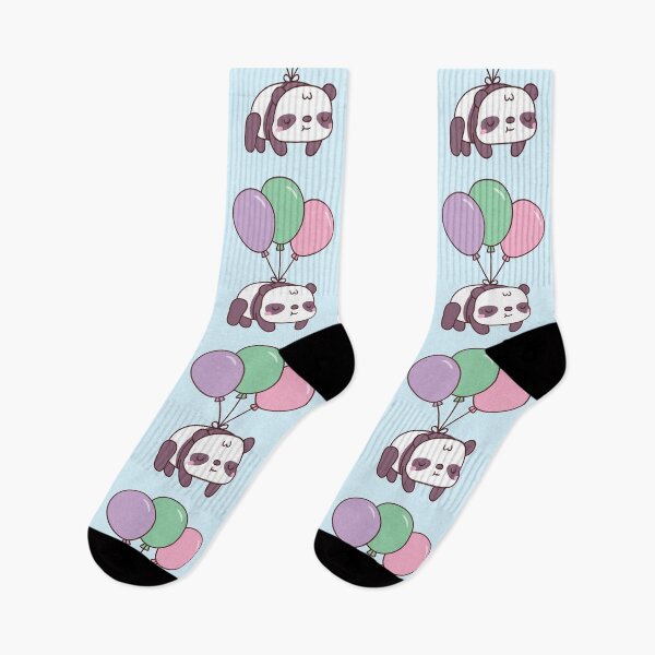 Item preview, Cute Little Panda and Balloons designed and sold by rustydoodle.
