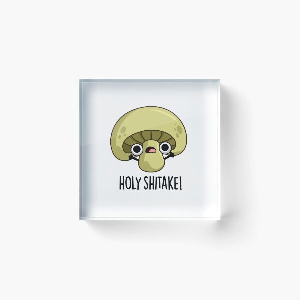 Item preview, Holy Shitake Funny Mushroom Puns  designed and sold by punnybone.