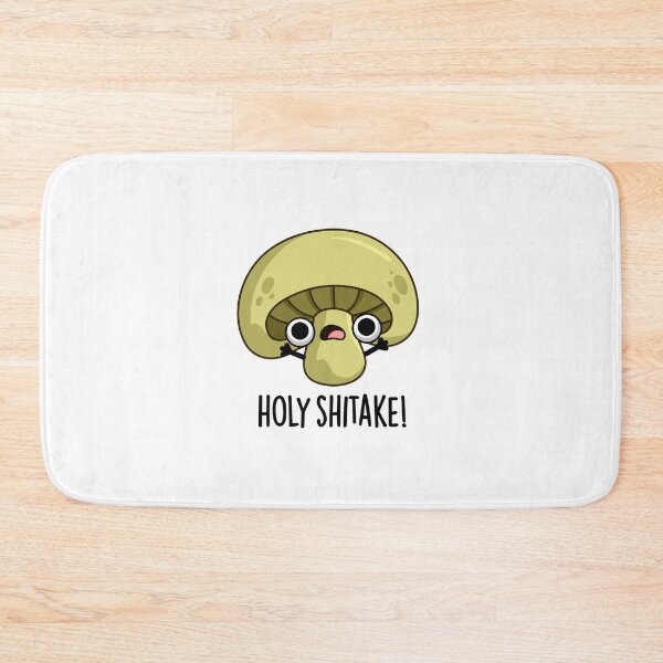 Item preview, Holy Shitake Funny Mushroom Puns  designed and sold by punnybone.
