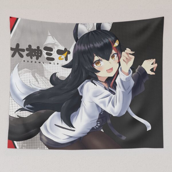 Item preview, Ookami Mio Hololive JP designed and sold by Naderu Virtually You.