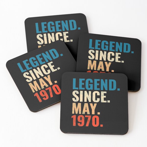 Item preview, Legend Since May 1970 Retro Vintage designed and sold by Teelogic.