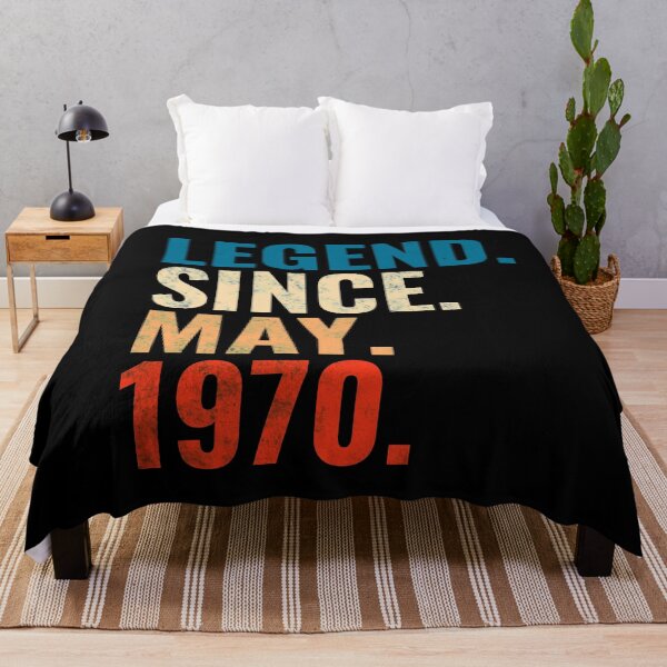 Item preview, Legend Since May 1970 Retro Vintage designed and sold by Teelogic.