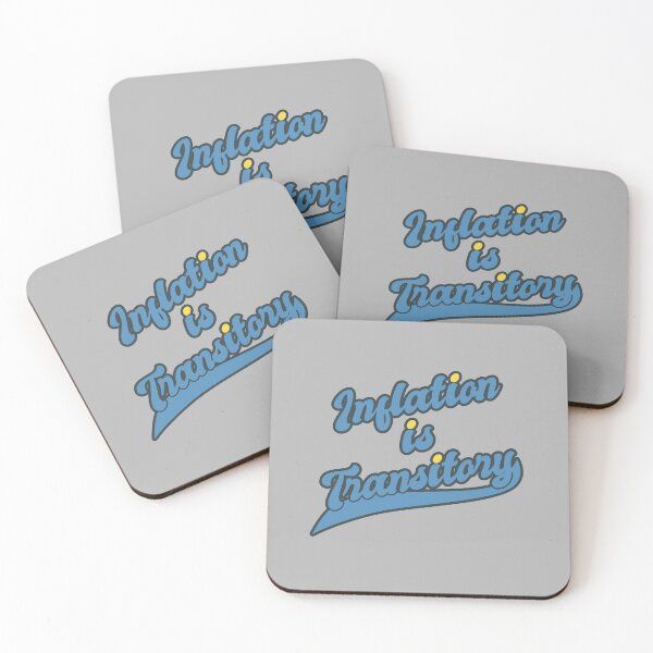Item preview, Inflation Is Transitory - Economics Sports Text Big, Blue and Yellow designed and sold by Chubuter.